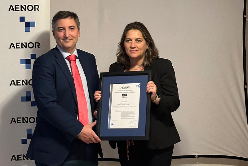 El Edificio Sangejo, 25-17 de Madrid Recibe el Primer Certificado de Rehabilitación Sostenible de AENOR