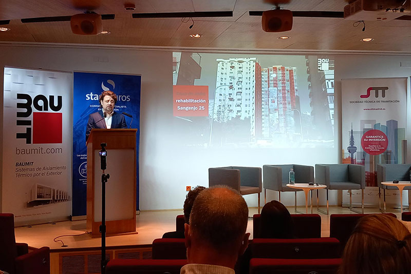 Quabit Construcción, protagonista en la Jornada “Rehabilitación RESURGE” con el caso de éxito de Sangenjo 25-27